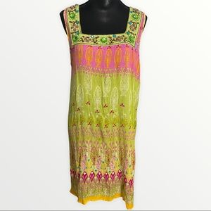 BILA Sleeveless Dress Medium Square Neckline